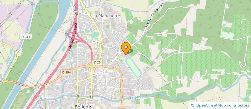 localisation de l'entreprise MONSIEUR YOUSSEF SGHIR  BOLLENE