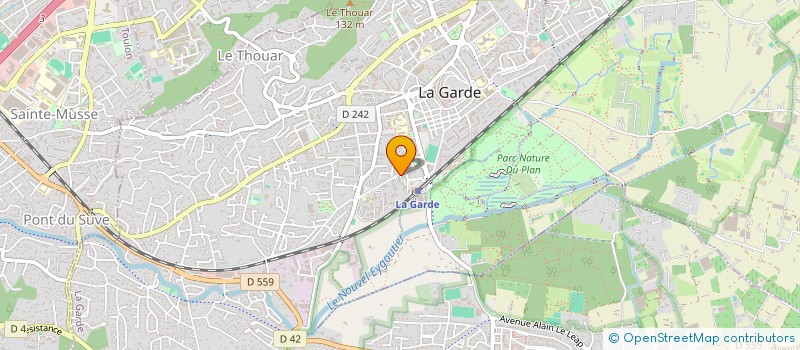 localisation de l'entreprise MONSIEUR YOUSSEF SIF  LA GARDE