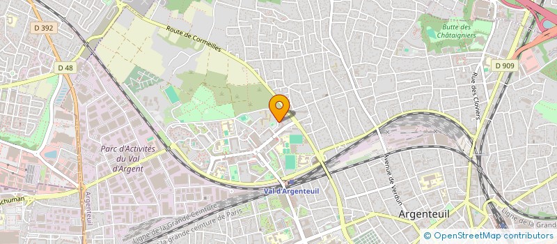 localisation de l'entreprise MONSIEUR YOUSSEF SRHIR  ARGENTEUIL