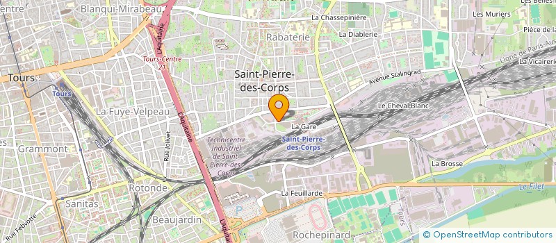 localisation de l'entreprise MONSIEUR YOUSSEF TAHRI  SAINT-PIERRE-DES-CORPS