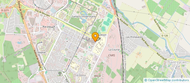 localisation de l'entreprise MONSIEUR YOUSSEF TALBI à ORLEANS