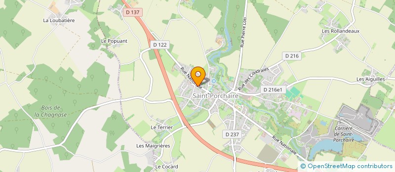 localisation de l'entreprise MONSIEUR YOUSSEF YASSINE  SAINT-PORCHAIRE