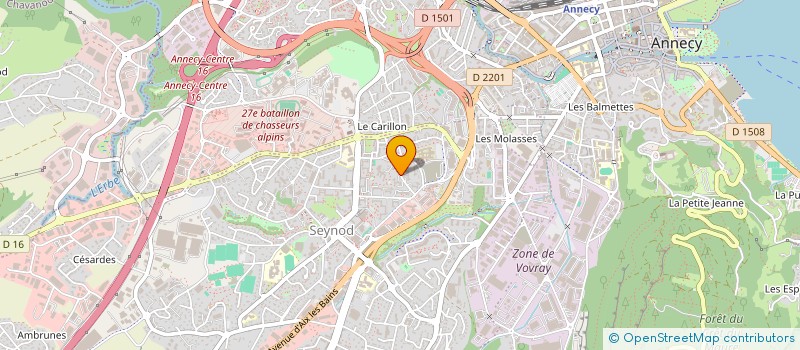 localisation de l'entreprise MONSIEUR YOUSSEF YOUSMINE à ANNECY