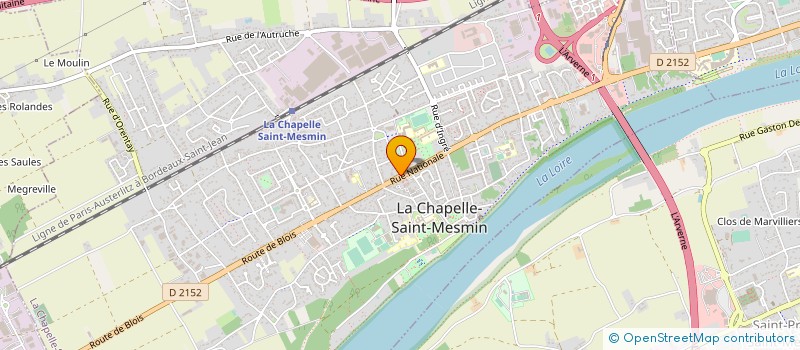 localisation de l'entreprise MONSIEUR YOUSSEF ZEROUAL  LA CHAPELLE-SAINT-MESMIN