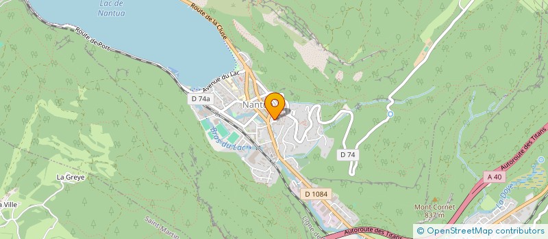 localisation de l'entreprise MONSIEUR YOUSSEF ZEROUALI  NANTUA