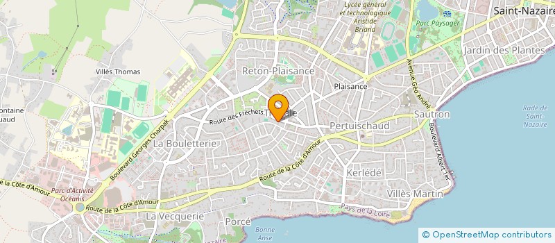 localisation de l'entreprise MONSIEUR YOUSSEF ZIADE  SAINT-NAZAIRE