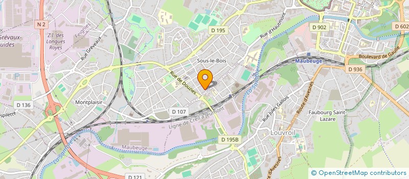 localisation de l'entreprise MONSIEUR YOUSSEF ZINBI  MAUBEUGE