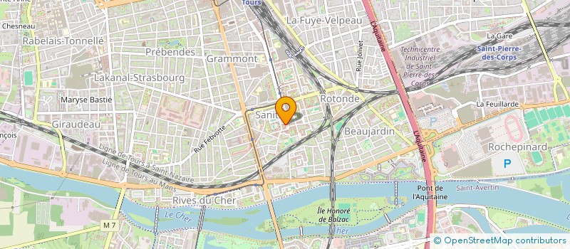 localisation de l'entreprise MONSIEUR YOUSSEF ZOUITA  TOURS