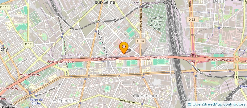 localisation de l'entreprise MONSIEUR YOUSSEM HASHASSI  SAINT-OUEN-SUR-SEINE