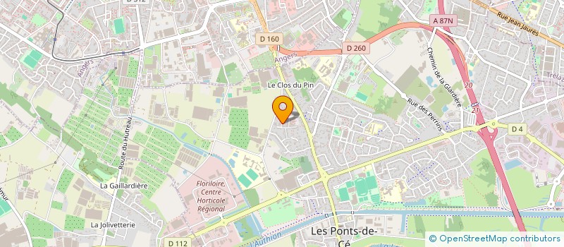 localisation de l'entreprise MONSIEUR YOUSSIF ELNEL MOSTAFA MORSAL  LES PONTS-DE-CE