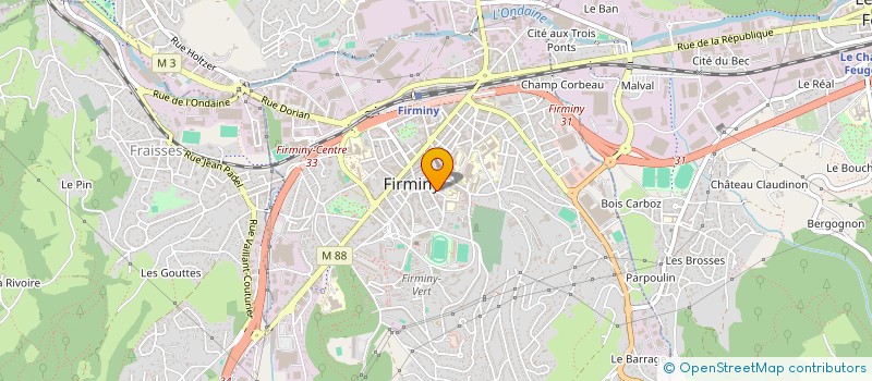 localisation de l'entreprise MONSIEUR YOUSSIF MOHAMMAD  FIRMINY