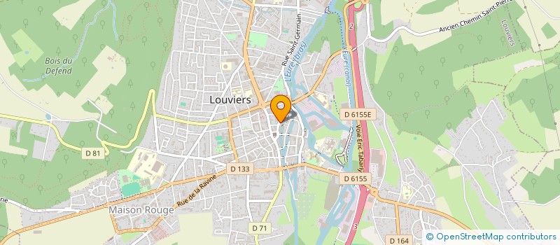 localisation de l'entreprise MONSIEUR YOUSSOU NDIAYE à LOUVIERS