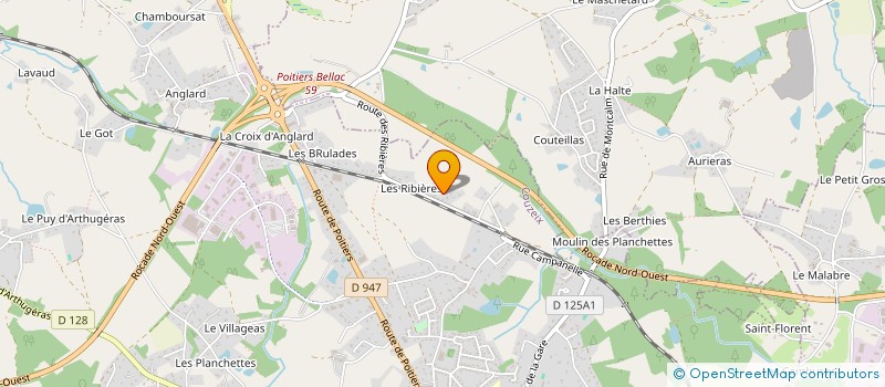 localisation de l'entreprise MONSIEUR YOUSSOUF ABOUHADOU à COUZEIX