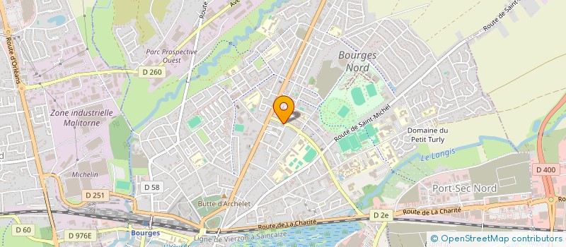 localisation de l'entreprise MONSIEUR YOUSSOUF AHMED  BOURGES