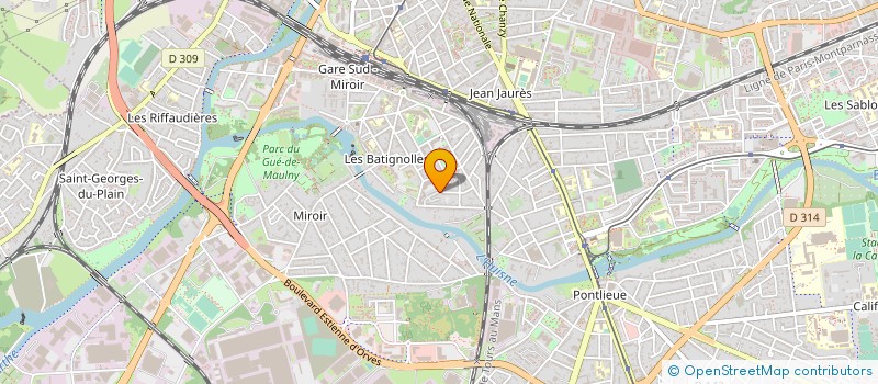 localisation de l'entreprise MONSIEUR YOUSSOUF AHMED MOKBEL  LE MANS