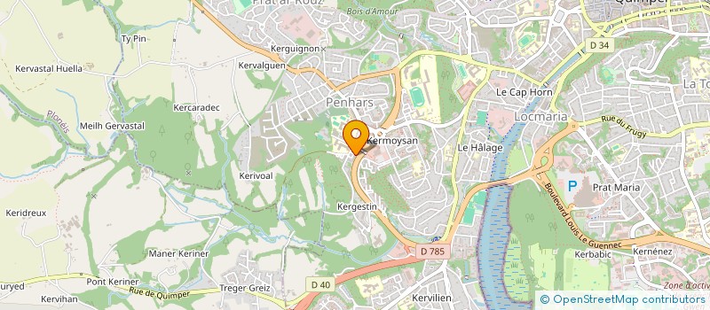 localisation de l'entreprise MONSIEUR YOUSSOUF ALI à QUIMPER