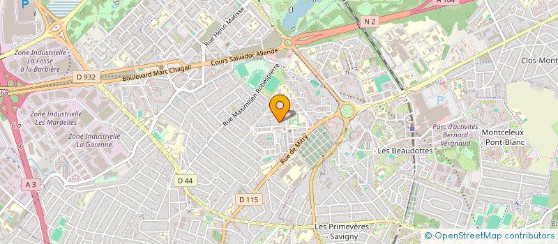 localisation de l'entreprise MONSIEUR YOUSSOUF BA à AULNAY-SOUS-BOIS