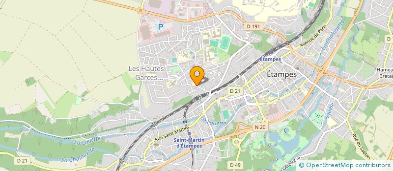 localisation de l'entreprise MONSIEUR YOUSSOUF BA à ETAMPES