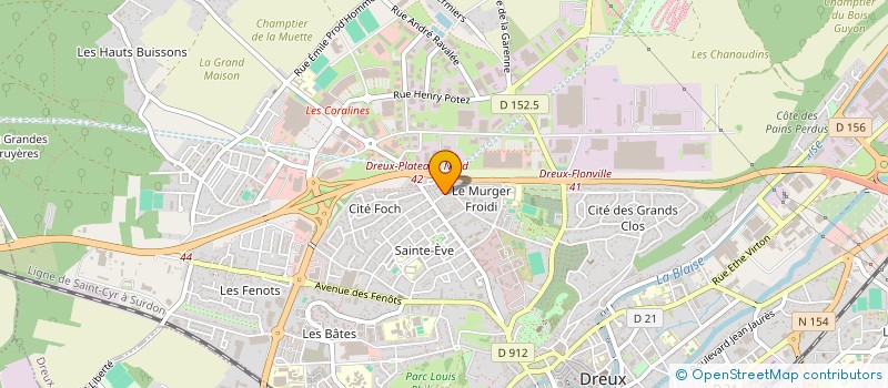 localisation de l'entreprise MONSIEUR YOUSSOUF BAGHRI à DREUX