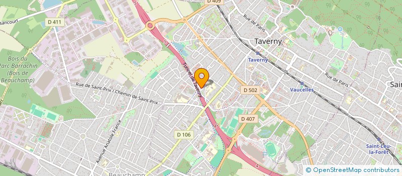 localisation de l'entreprise MONSIEUR YOUSSOUF BAMBA  TAVERNY