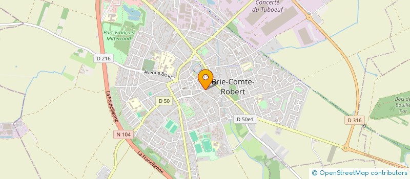 localisation de l'entreprise MONSIEUR YOUSSOUF BELHADJ  BRIE-COMTE-ROBERT