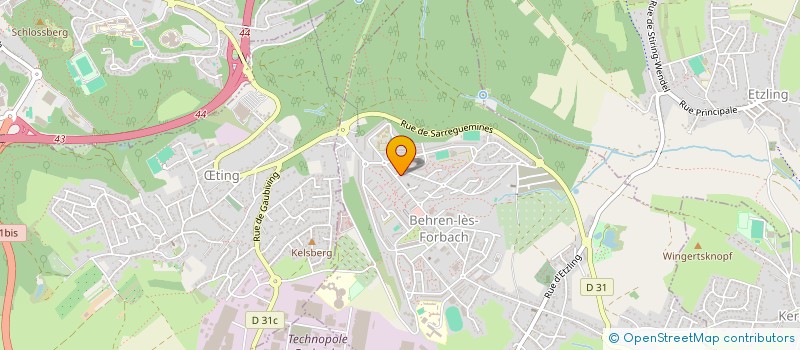 localisation de l'entreprise MONSIEUR YOUSSOUF BELLOUCH à BEHREN-LES-FORBACH
