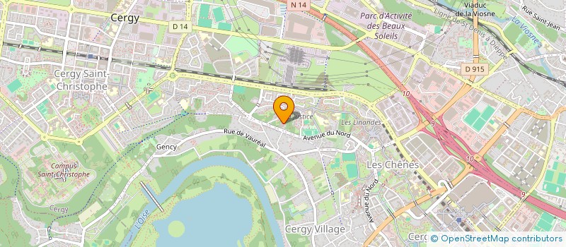 localisation de l'entreprise MONSIEUR YOUSSOUF BEN ALI MBAE  CERGY