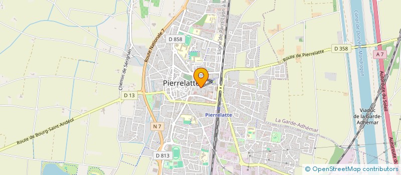 localisation de l'entreprise MONSIEUR YOUSSOUF BENTOUCHA à PIERRELATTE