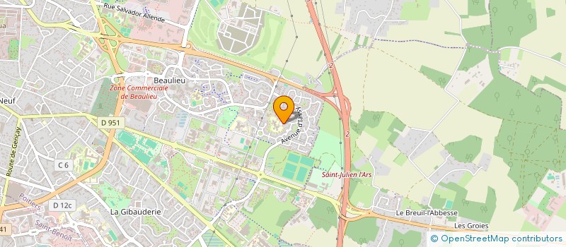 localisation de l'entreprise MONSIEUR YOUSSOUF BERRAH  POITIERS