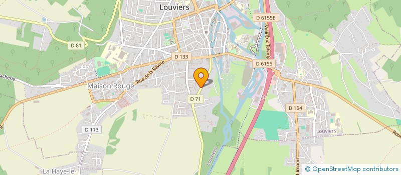 localisation de l'entreprise MONSIEUR YOUSSOUF CAMARA  LOUVIERS