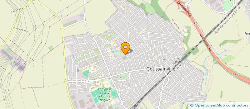 localisation de l'entreprise MONSIEUR YOUSSOUF CISSE  GOUSSAINVILLE