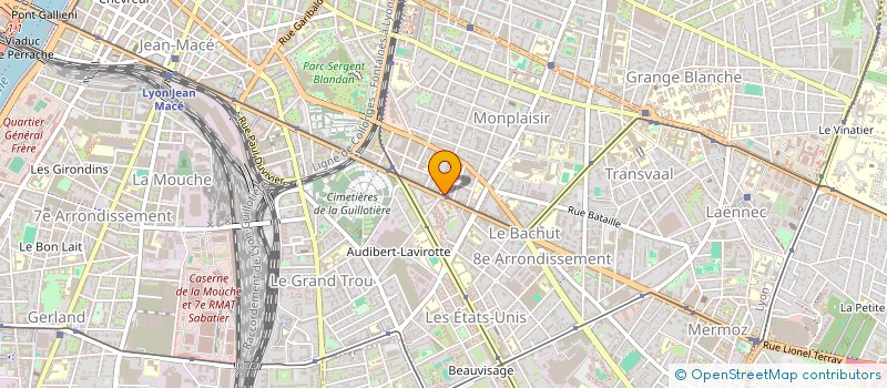 localisation de l'entreprise MONSIEUR YOUSSOUF CONTE  LYON