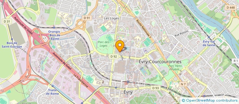 localisation de l'entreprise MONSIEUR YOUSSOUF DEMBELE à EVRY-COURCOURONNES