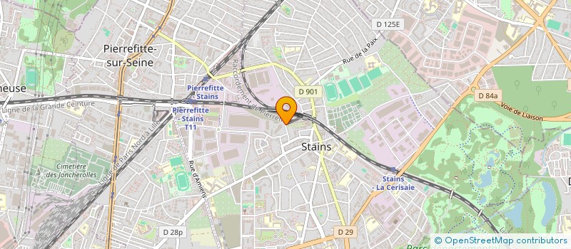 localisation de l'entreprise MONSIEUR YOUSSOUF DIALLO à STAINS