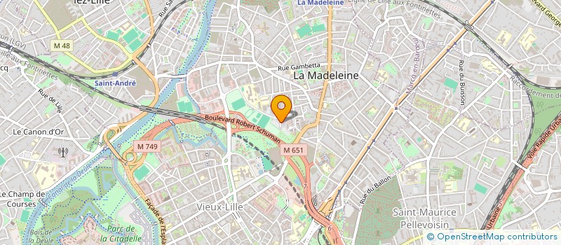 localisation de l'entreprise MONSIEUR YOUSSOUF DIALLO à LA MADELEINE