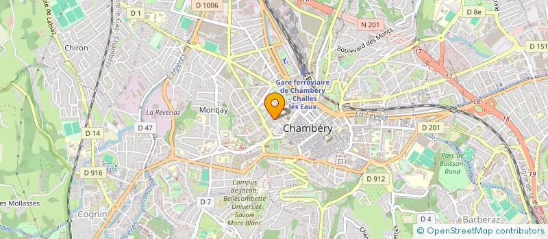 localisation de l'entreprise MONSIEUR YOUSSOUF DIAWARA  CHAMBERY