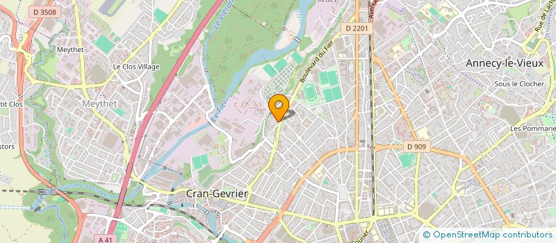 localisation de l'entreprise MONSIEUR YOUSSOUF DJELEB  ANNECY