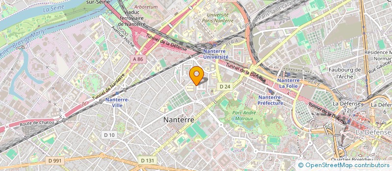 localisation de l'entreprise MONSIEUR YOUSSOUF ELOUAZZANI  NANTERRE