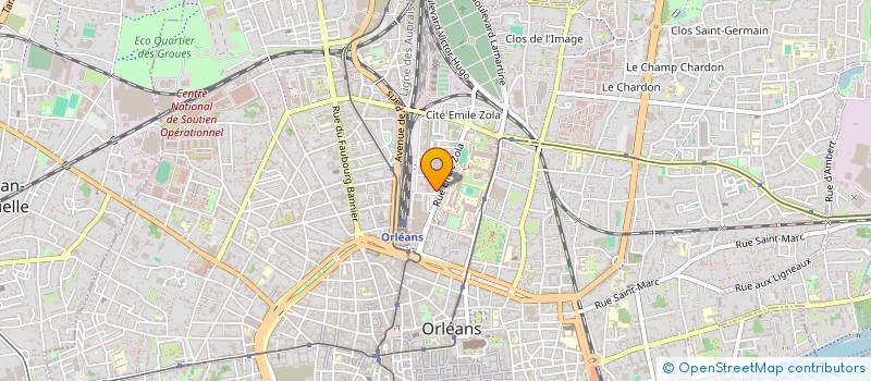 localisation de l'entreprise MONSIEUR YOUSSOUF FOFANA à ORLEANS