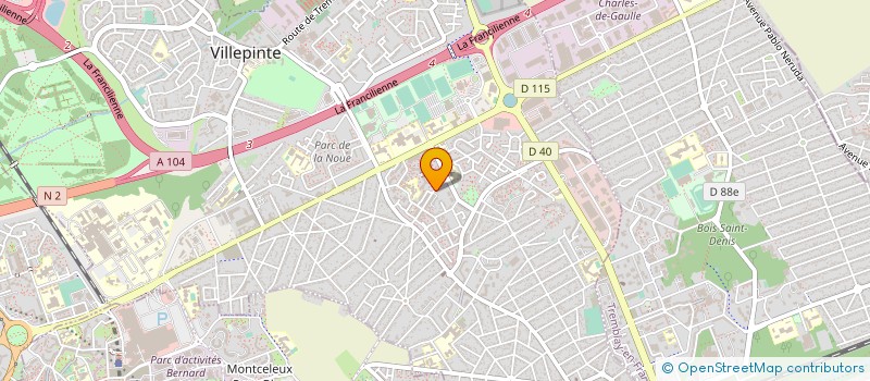 localisation de l'entreprise MONSIEUR YOUSSOUF FOFANA à VILLEPINTE