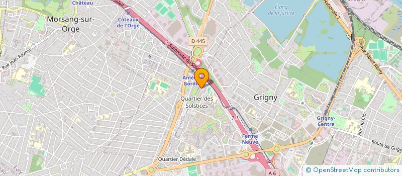 localisation de l'entreprise MONSIEUR YOUSSOUF GASSAMA  GRIGNY