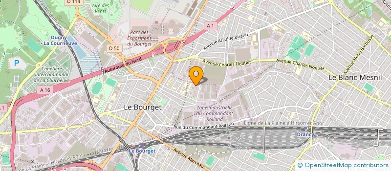localisation de l'entreprise MONSIEUR YOUSSOUF KARAMOKO à LE BOURGET