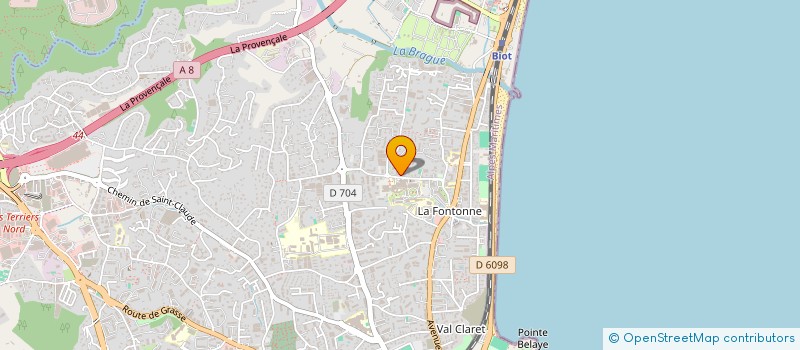 localisation de l'entreprise MONSIEUR YOUSSOUF KASSOUL  ANTIBES