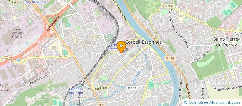 localisation de l'entreprise MONSIEUR YOUSSOUF KEBE à CORBEIL-ESSONNES