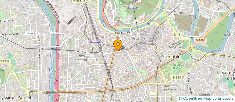 localisation de l'entreprise MONSIEUR YOUSSOUF KEITA  GRENOBLE