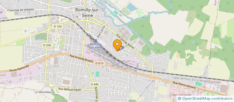 localisation de l'entreprise MONSIEUR YOUSSOUF KONE  ROMILLY-SUR-SEINE