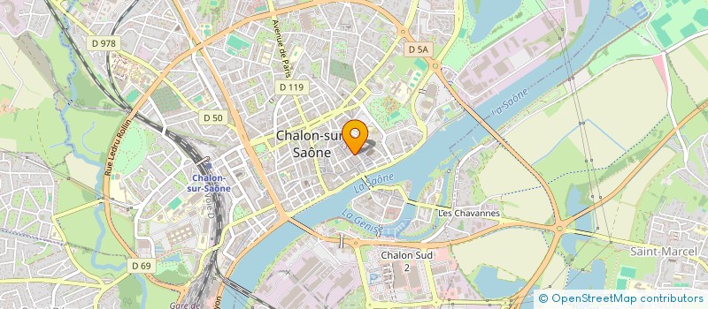 localisation de l'entreprise MONSIEUR YOUSSOUF KONE  CHALON-SUR-SAONE