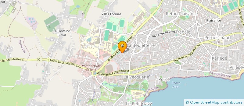 localisation de l'entreprise MONSIEUR YOUSSOUF LABRAOUI à SAINT-NAZAIRE