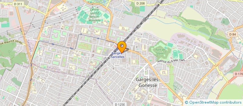 localisation de l'entreprise MONSIEUR YOUSSOUF MAROUFKHEL  GARGES LES GONESSE