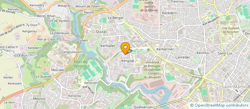 localisation de l'entreprise MONSIEUR YOUSSOUF MESSAILLI à BREST